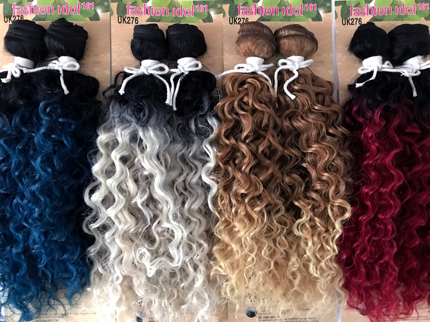 Sleek Ivory Weave Springy, Ringlet Curl 18" - view 3