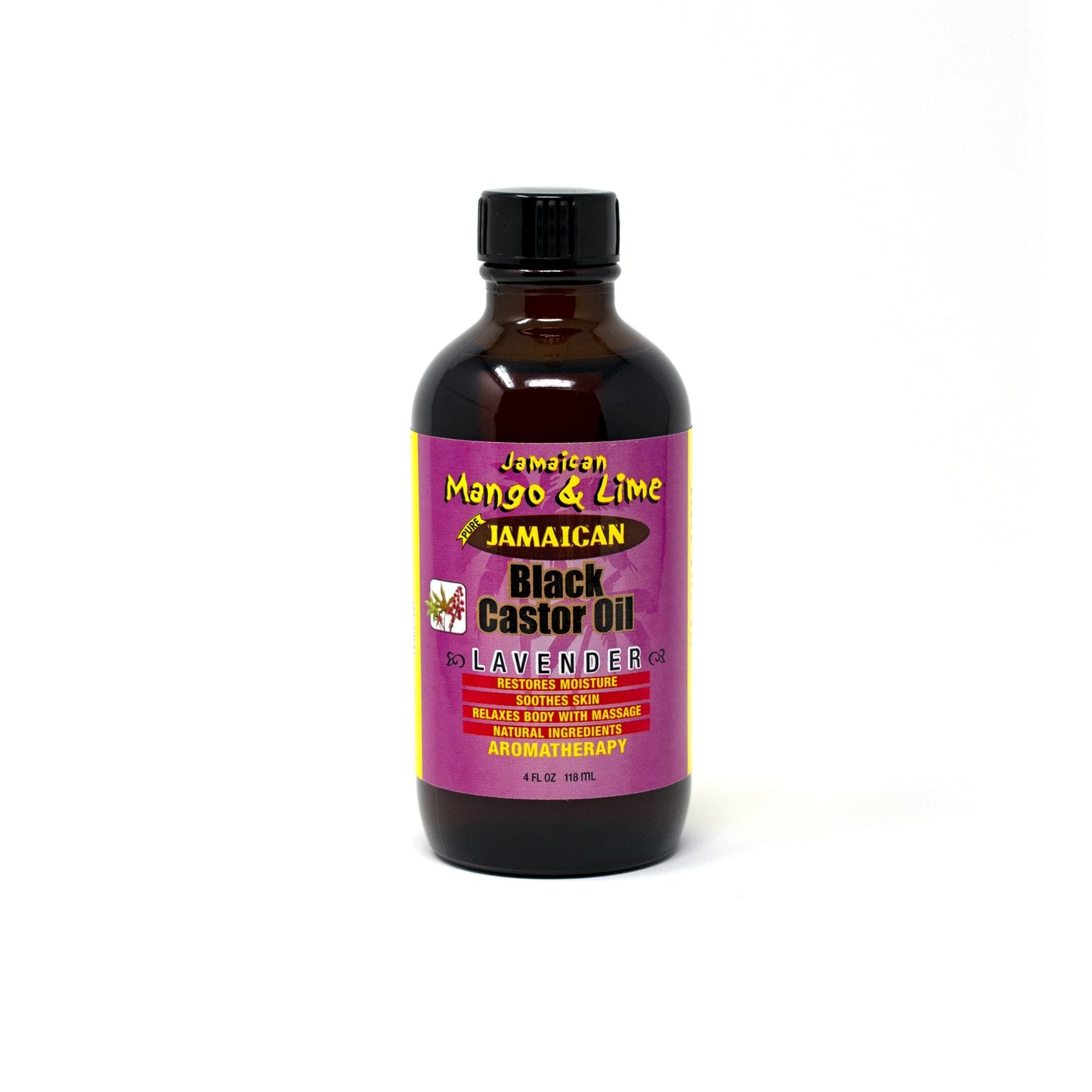 Jamaican Mango & Lime Black Castor Oil Lavender 118ml | Shop at CC Hair & Beauty UK