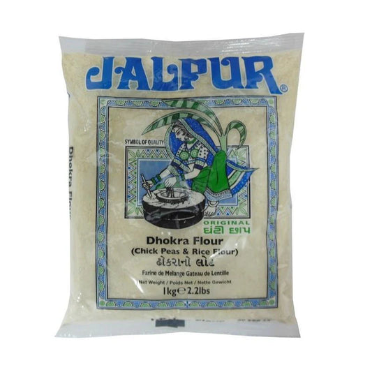 Jalpur Dhokra Flour (Chick peas& Rice) 1kg