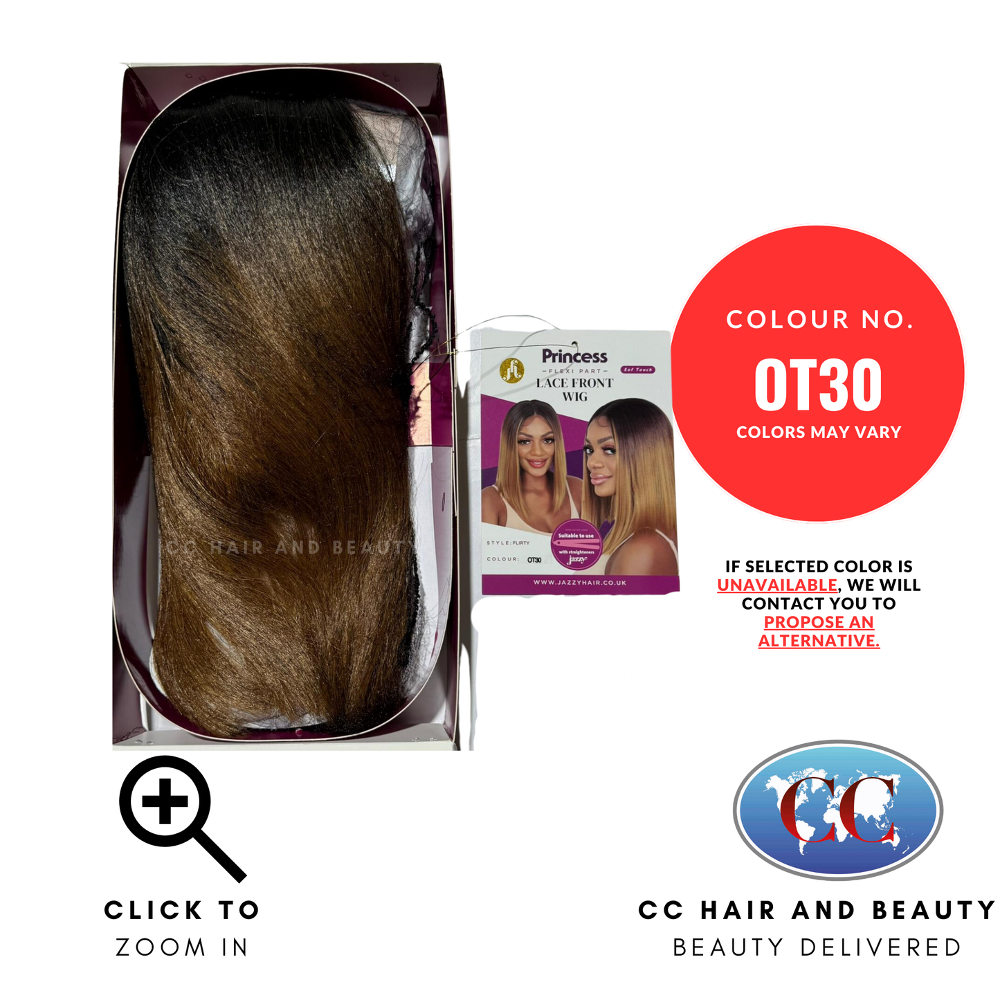 Jazzy Hair Princess Flexi Part Lace Front Wigs - Flirty-Colour OT30