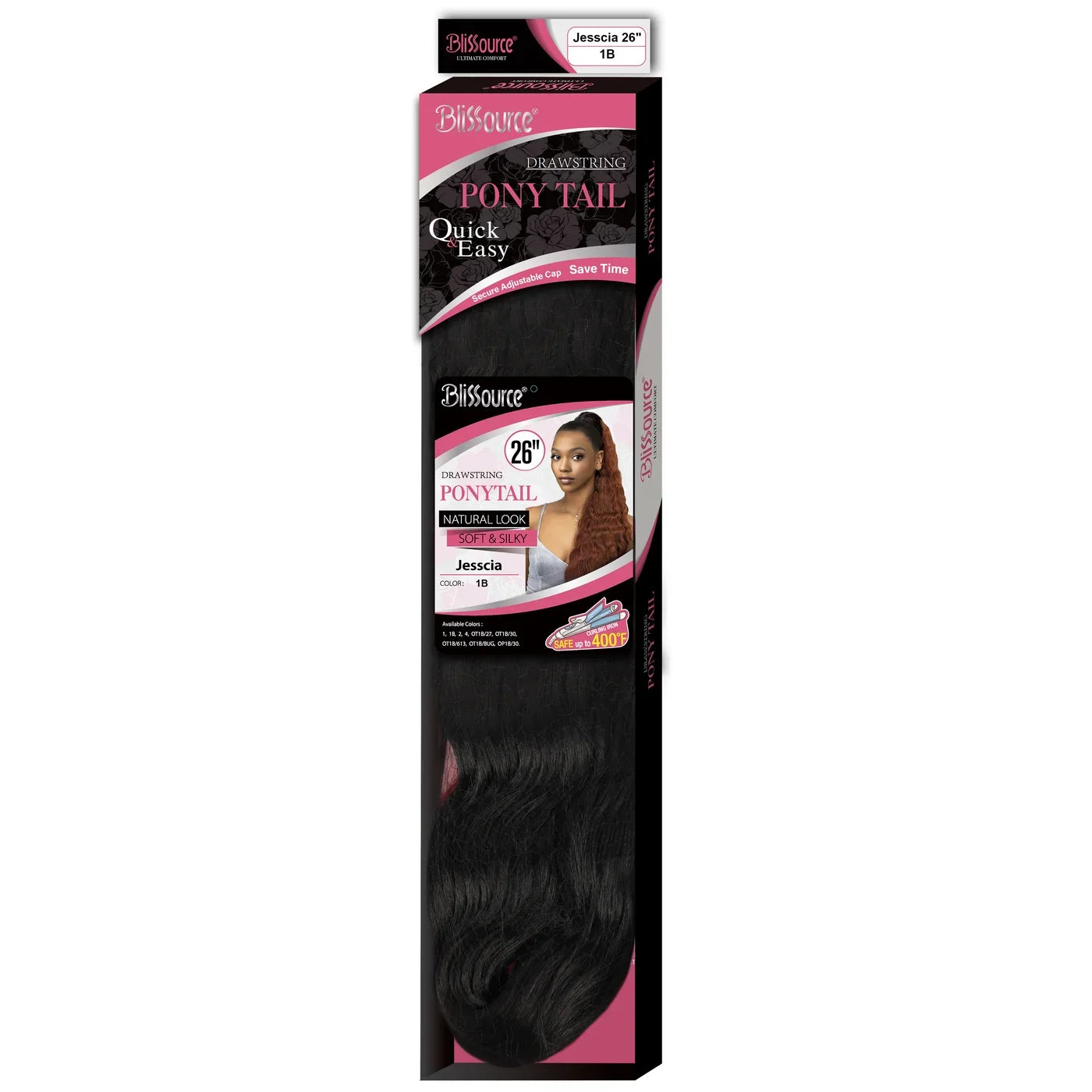 Blissource Drawstring Ponytail Jessica 26" - view 4