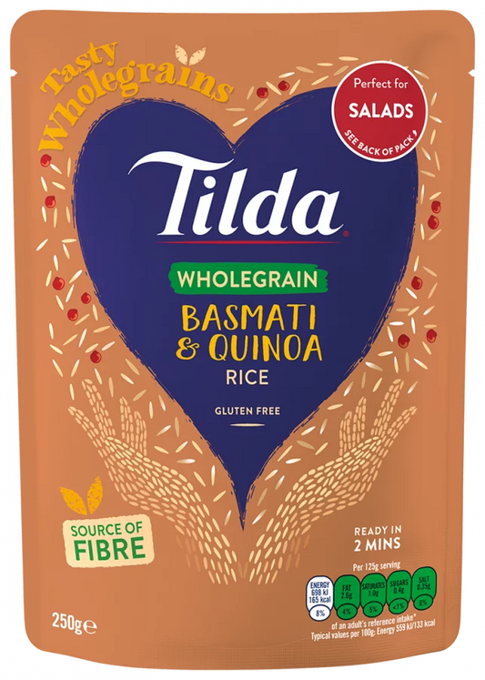 Tilda Wholegrain Basmati & Quinoa Rice 250g