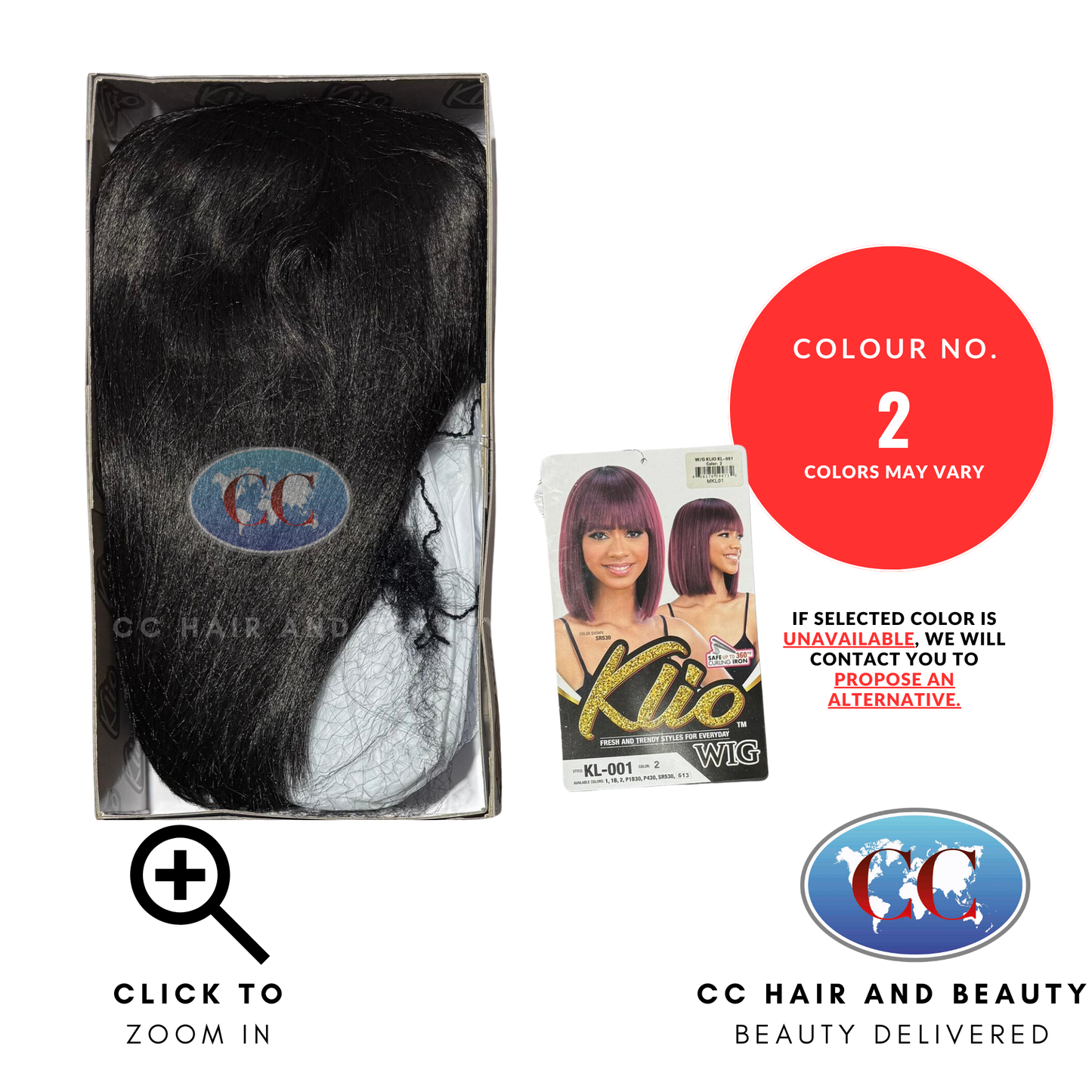 Klio Synthetic Hair Premium Wig - Kl-001 | CC Hair & Beauty UK