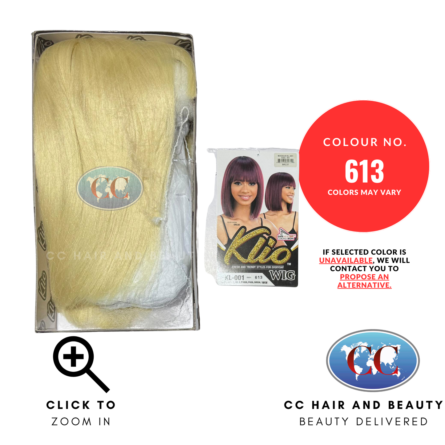 Klio Synthetic Hair Premium Wig - Kl-001 | CC Hair & Beauty UK