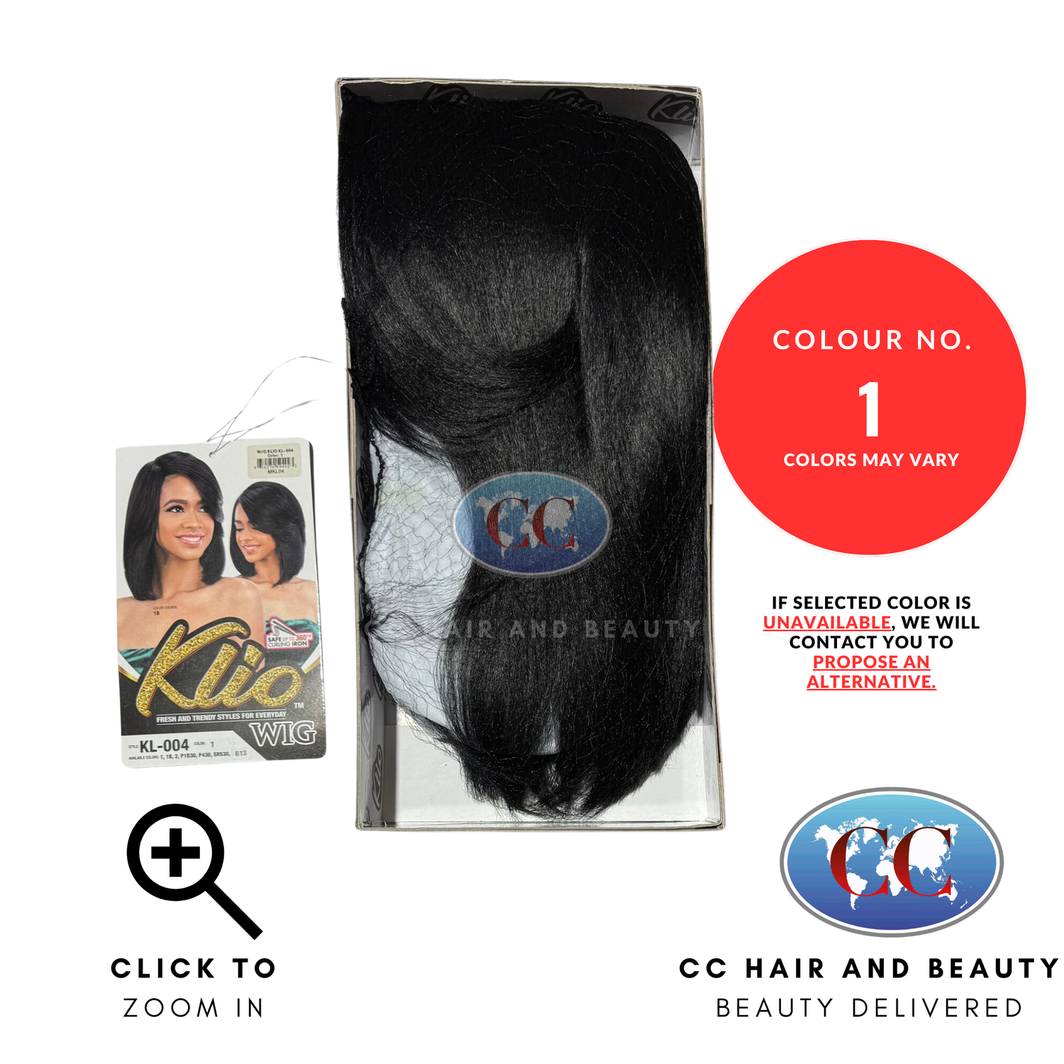 Klio Synthetic Hair Premium Wig - Kl-004-Colour 1