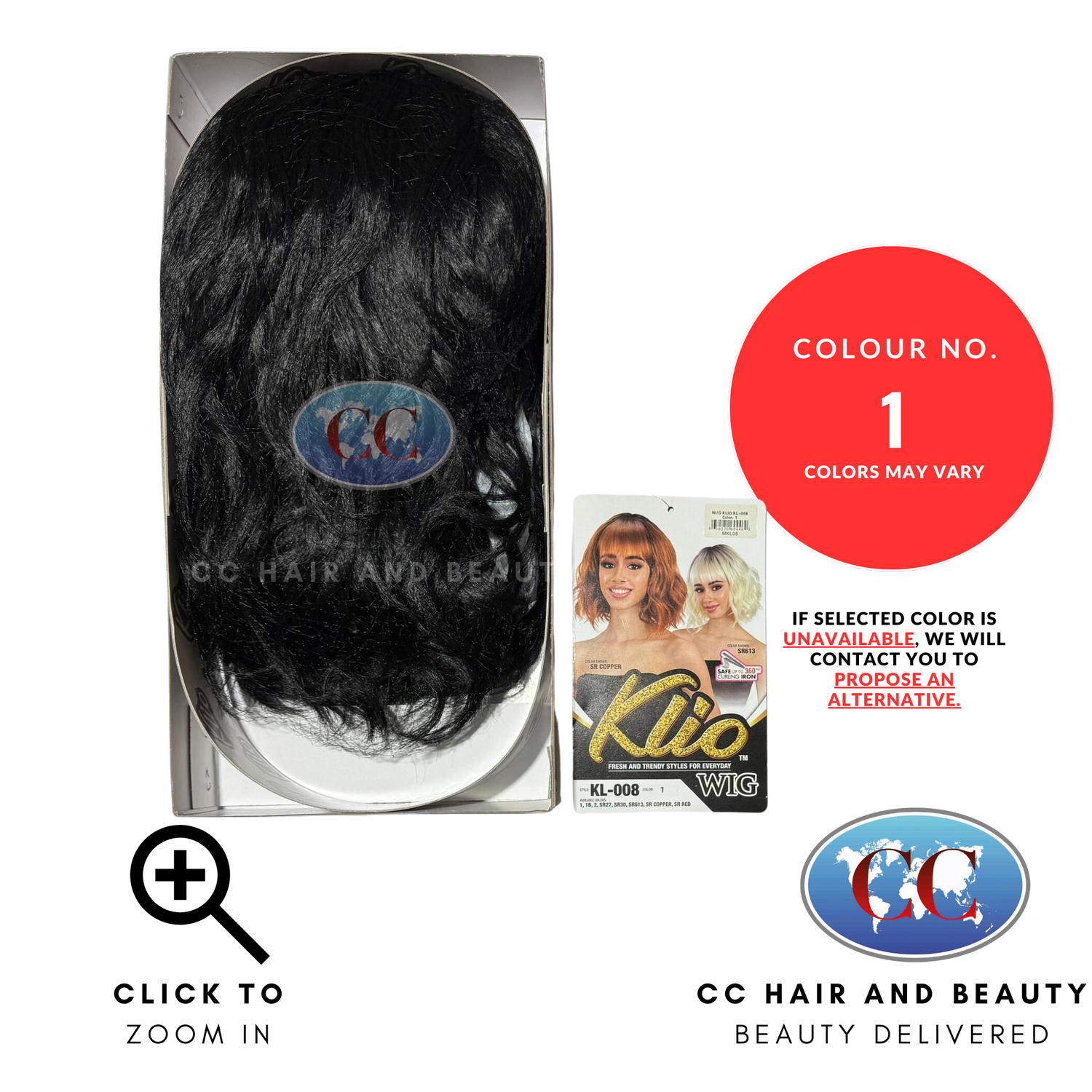Klio Synthetic Hair Premium Wig - Kl-008 - available online | CC Hair & Beauty UK