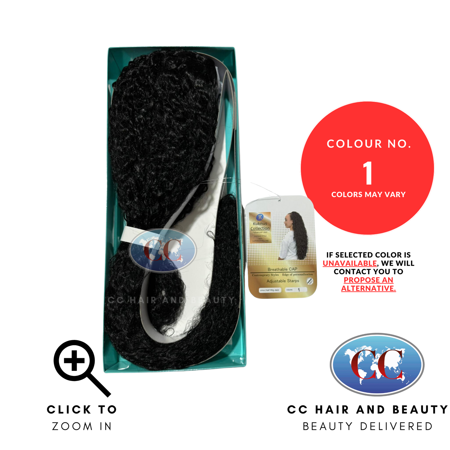 Kuknus Half Wig-JAZZ - available online | CC Hair & Beauty UK
