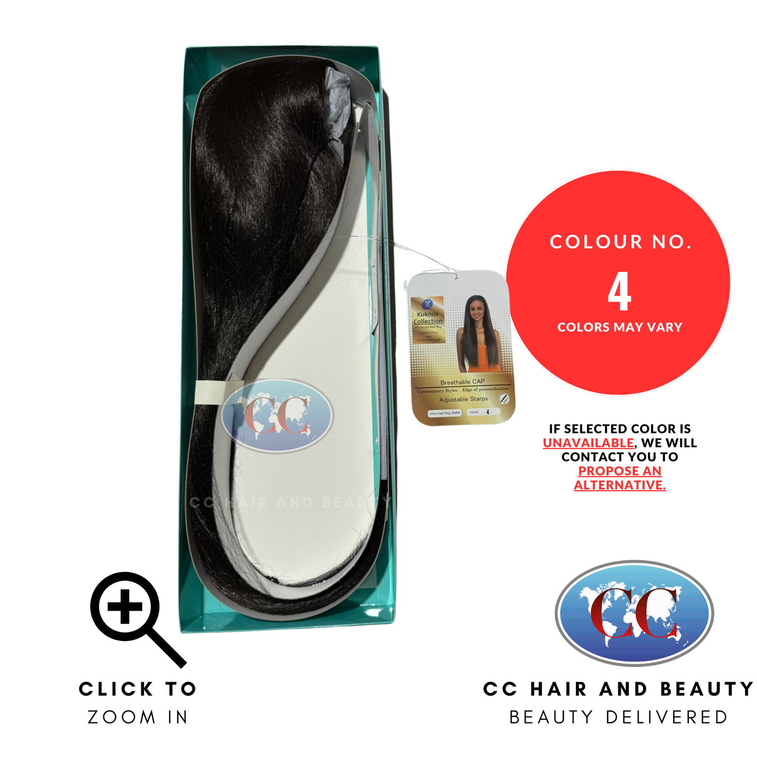 Kuknus Half Wig-SARA - available online | CC Hair & Beauty UK