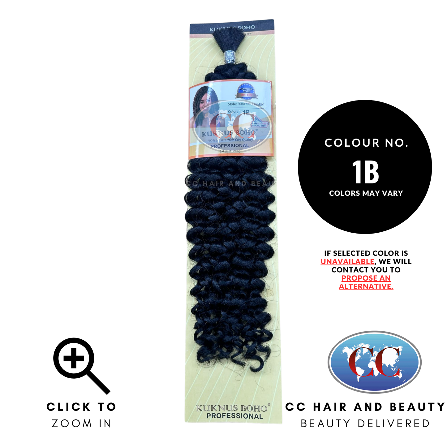 Kuknus collection Boho Water Wave 14" | CC Hair & Beauty UK