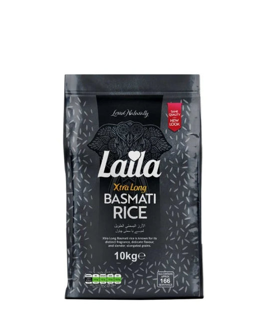Laila Xtra Long Basmati Rice 10kg