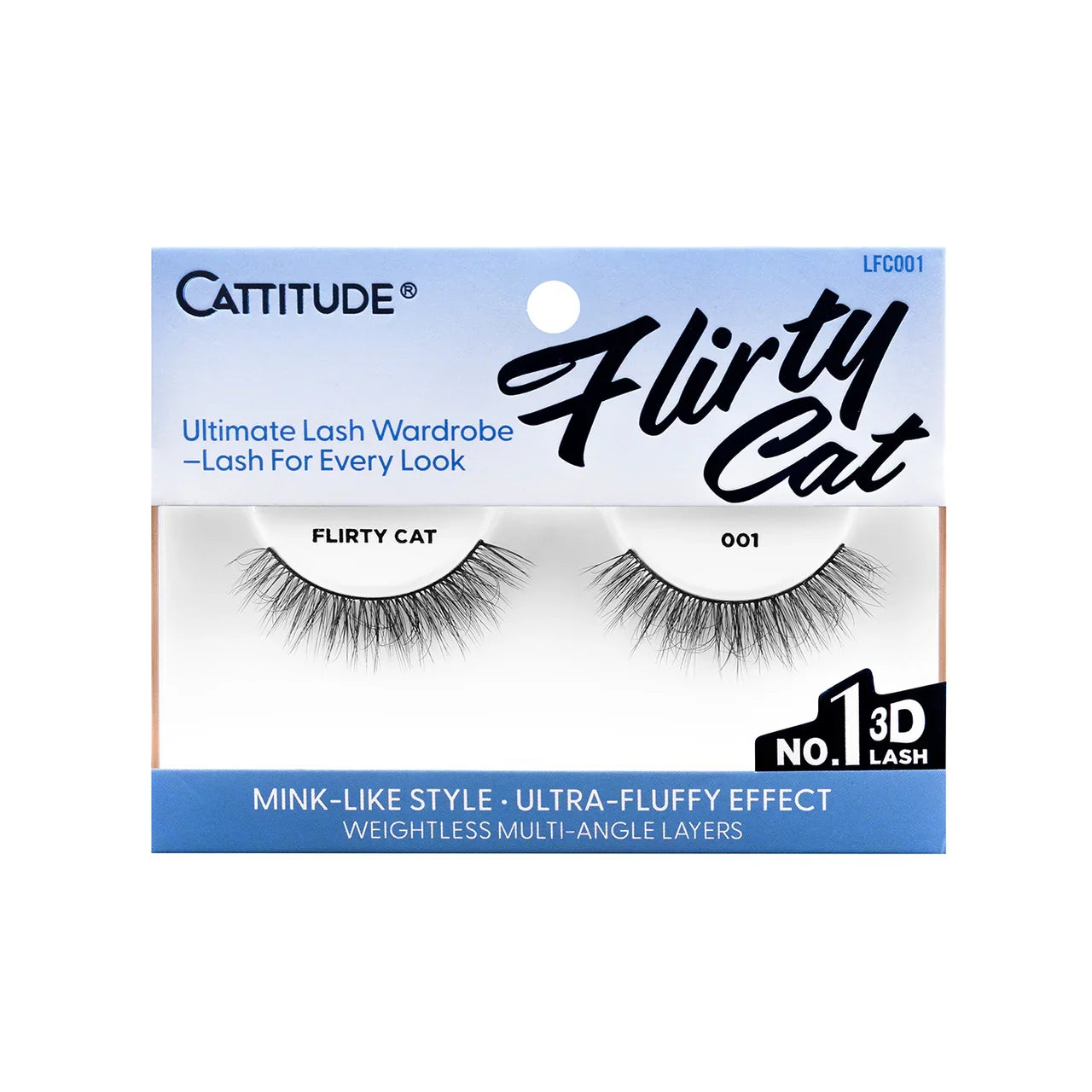 CATTITUDE 3D Lashes - Flirty Cat | CC Hair & Beauty UK