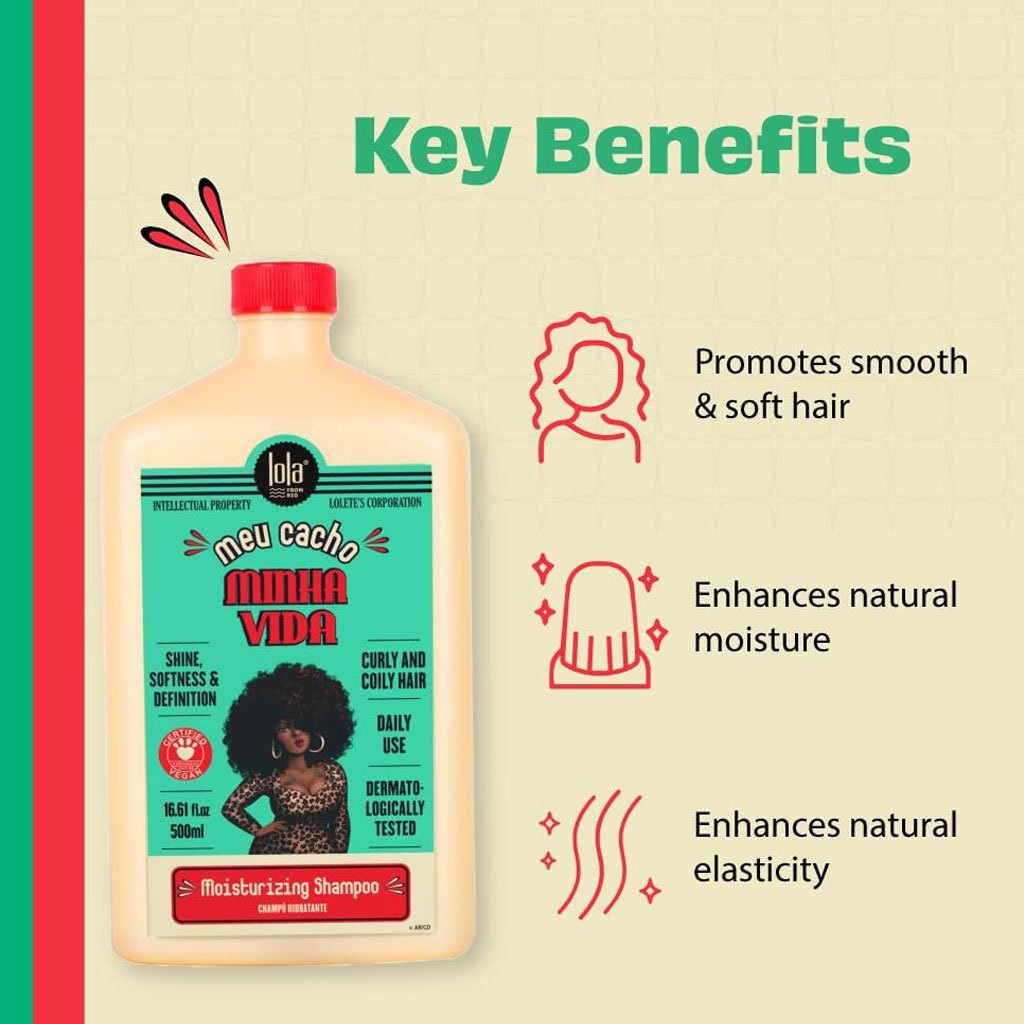 Lola From Rio - Minha Vida Lola From Rio Meu Cacho Minha Vida Moisturizing Shampoo 500ml | CC Hair & Beauty Leeds