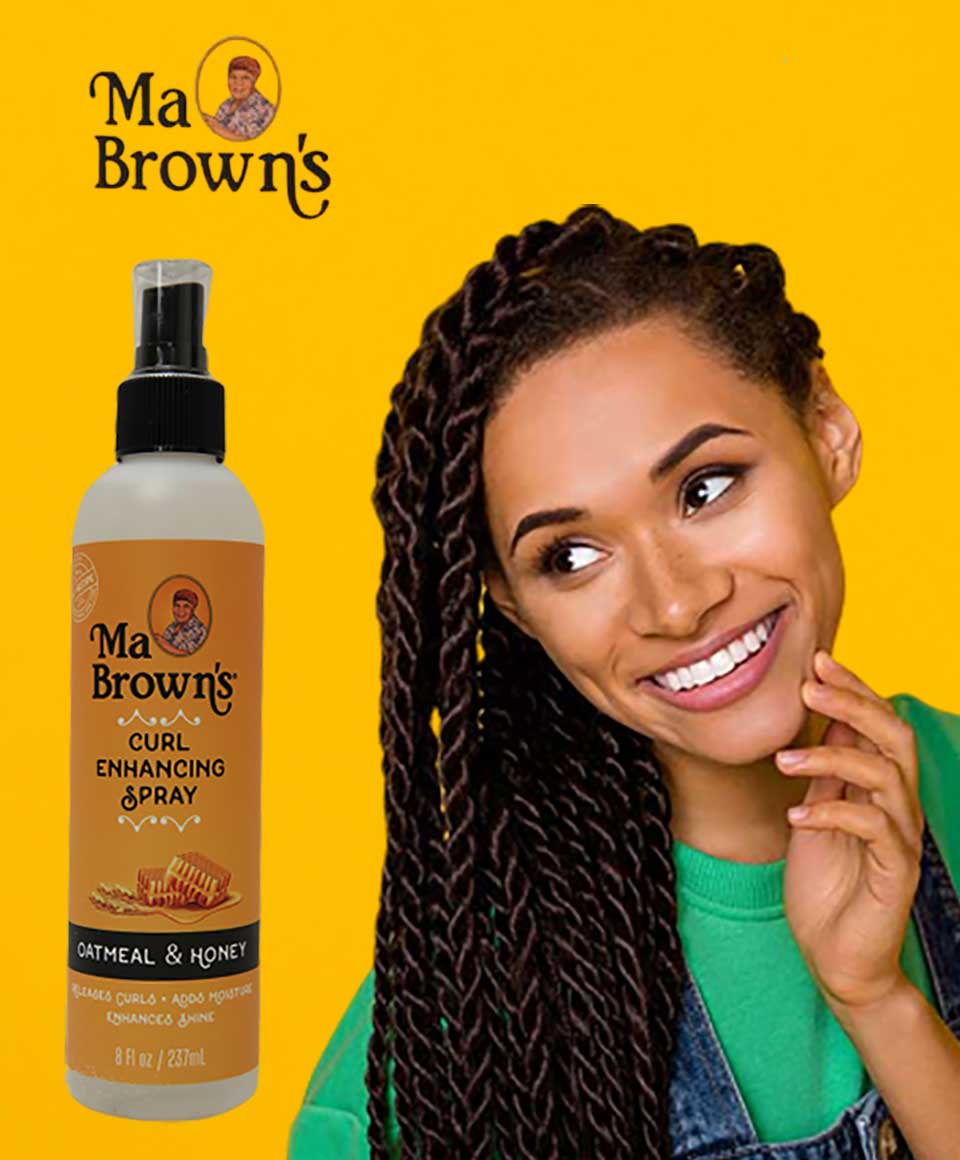 Ma Browns Curl Enhancing Spray With Oatmeal And Honey - 8oz - view 2