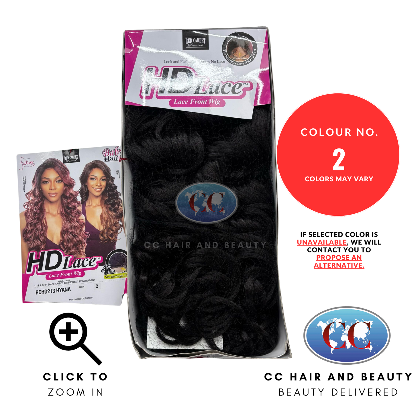 Mane Concept Red Carpet HD 4"Deep Lace Front Wig - RCHD213 Hyana - view 6