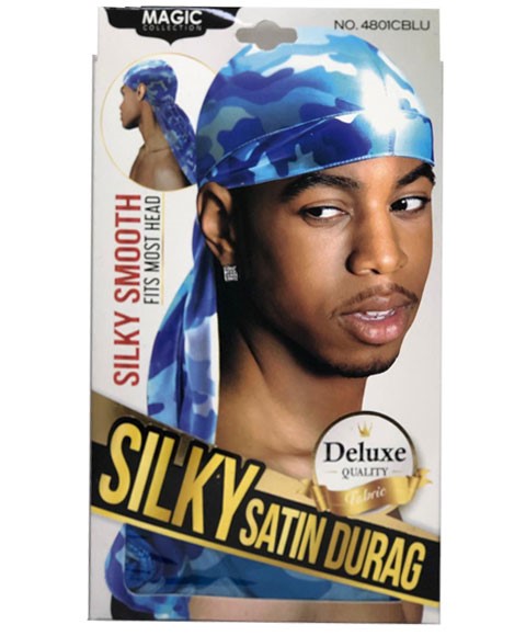 Magic Collection Silky Satin Durag -#4801CBLU | Shop at CC Hair & Beauty UK