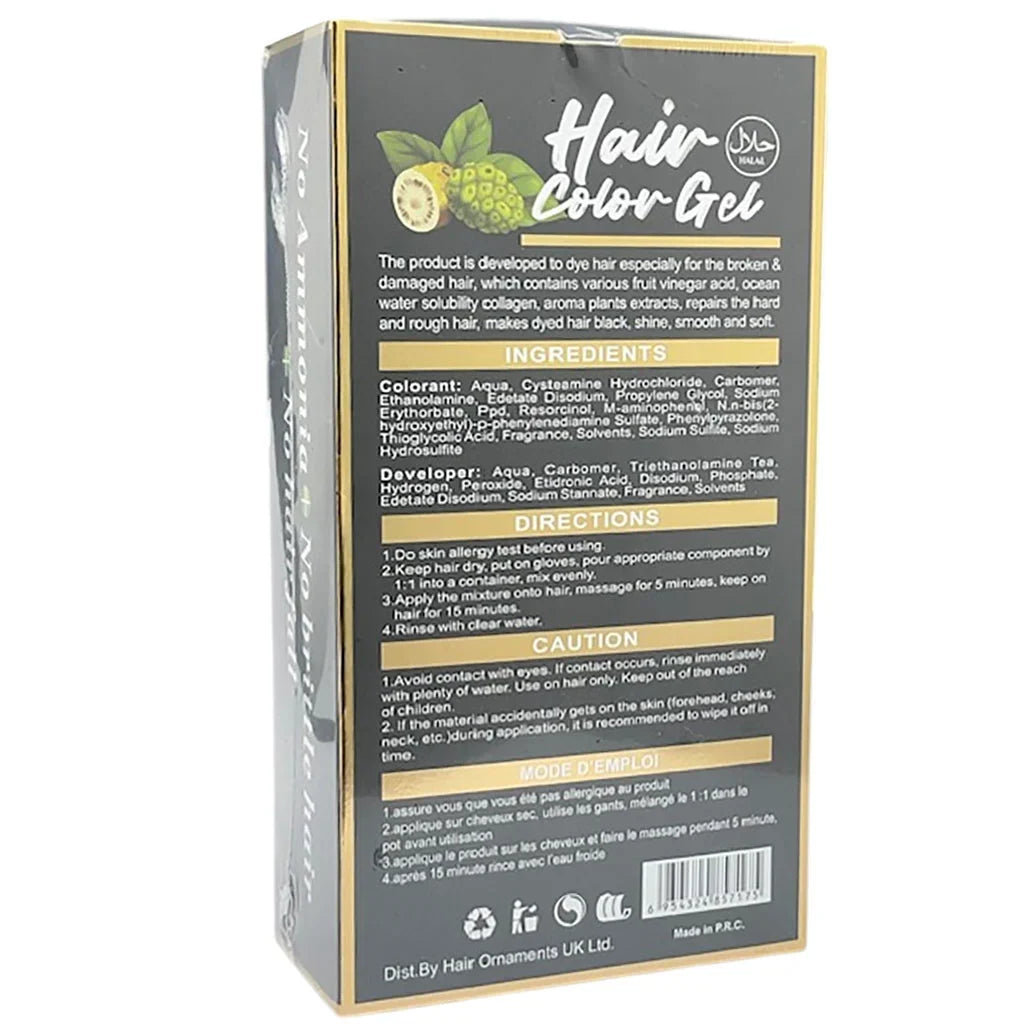 Murry Hair Color Gel Natural Black 500ml - product detail | CC Hair & Beauty