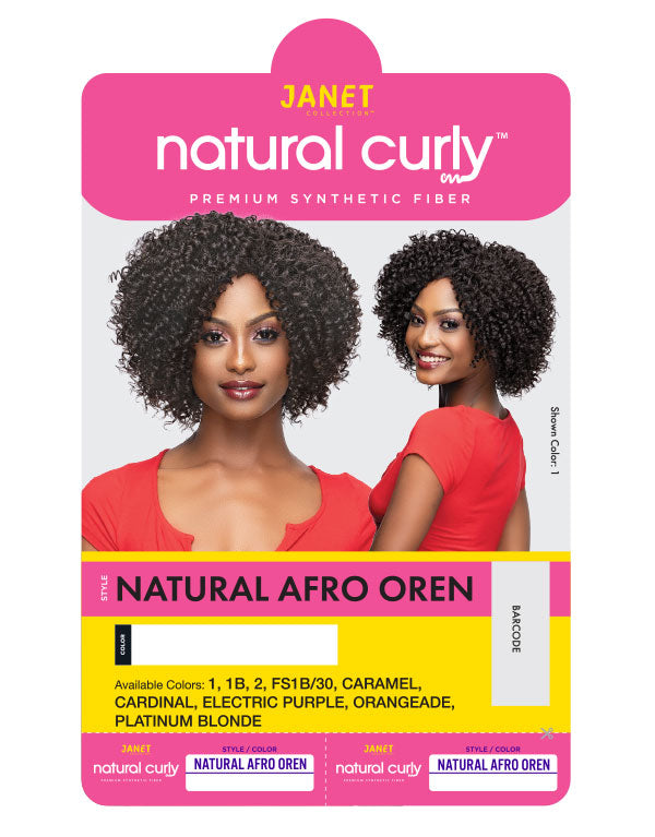 Janet Collection Wig Premium Synthetic Hair - Natural Afro Open