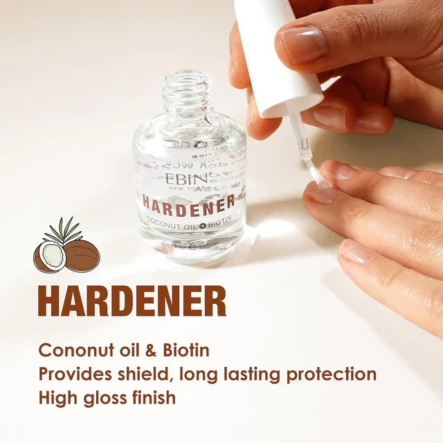 Ebin York Nail Hardener with  Coconut & Biotin - NCC003 - product detail | CC Hair & Beauty