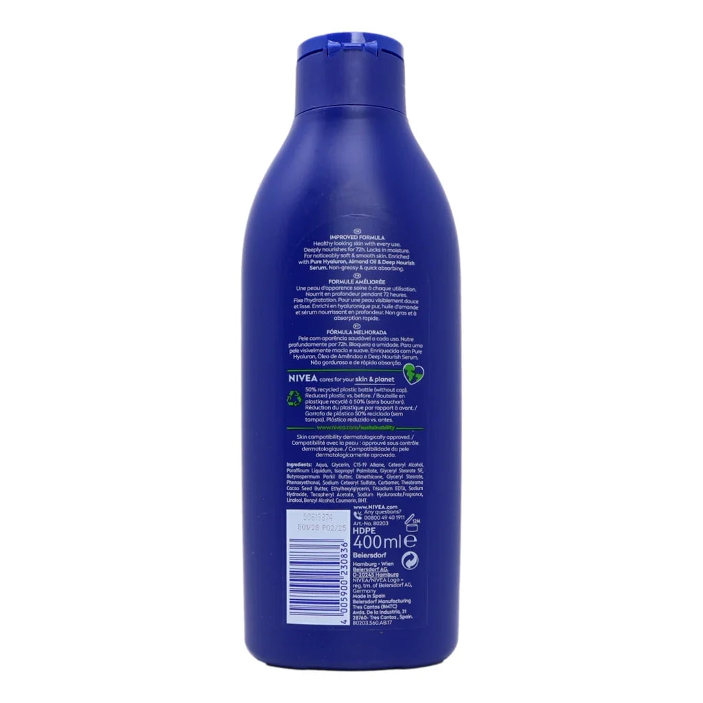 Nivea Body Milk Lotion Rich Nourishing 400ml - view 2