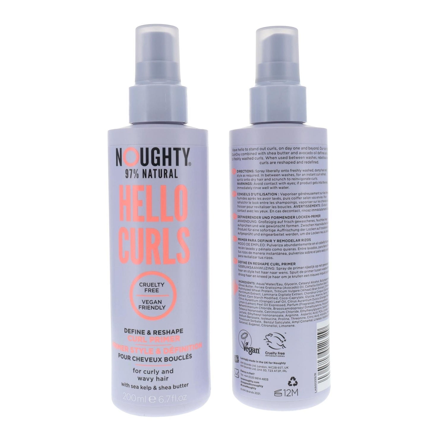 Noughty Noughty Hello Curls Primer - 200ml | CC Hair & Beauty Leeds