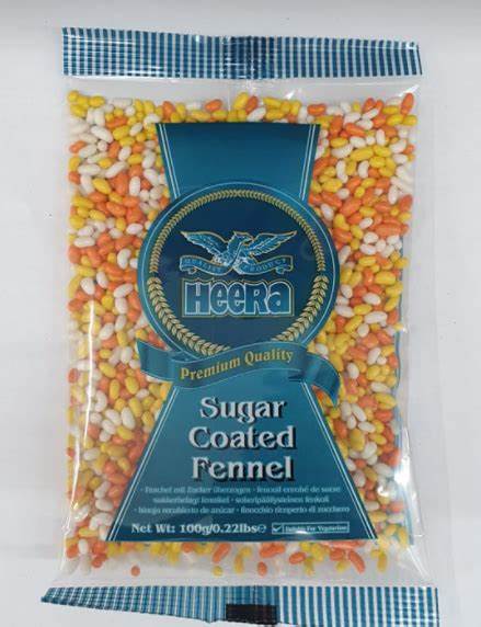 Heera Sugar Coated Fennel Seeds 100g