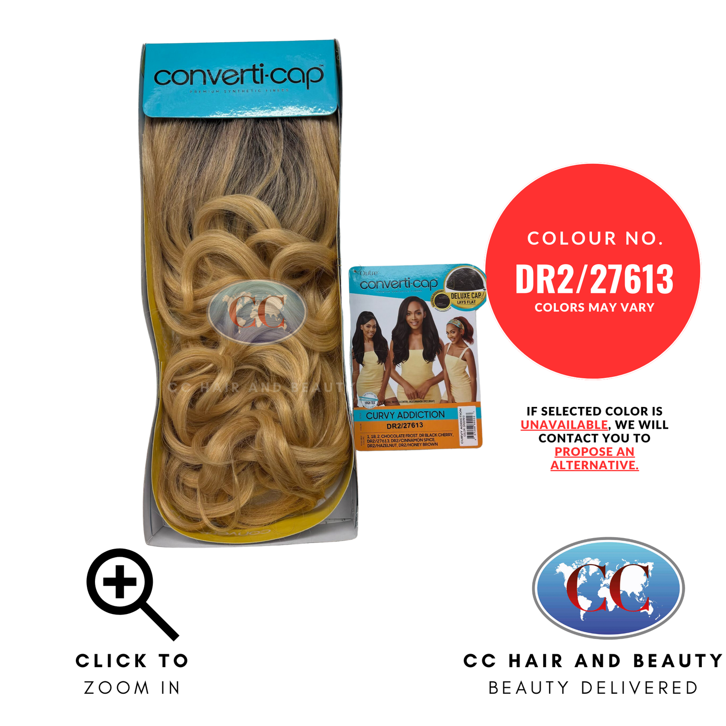 Outre Converti-Cap Synthetic Wig - Curvy Addiction - available online | CC Hair & Beauty UK