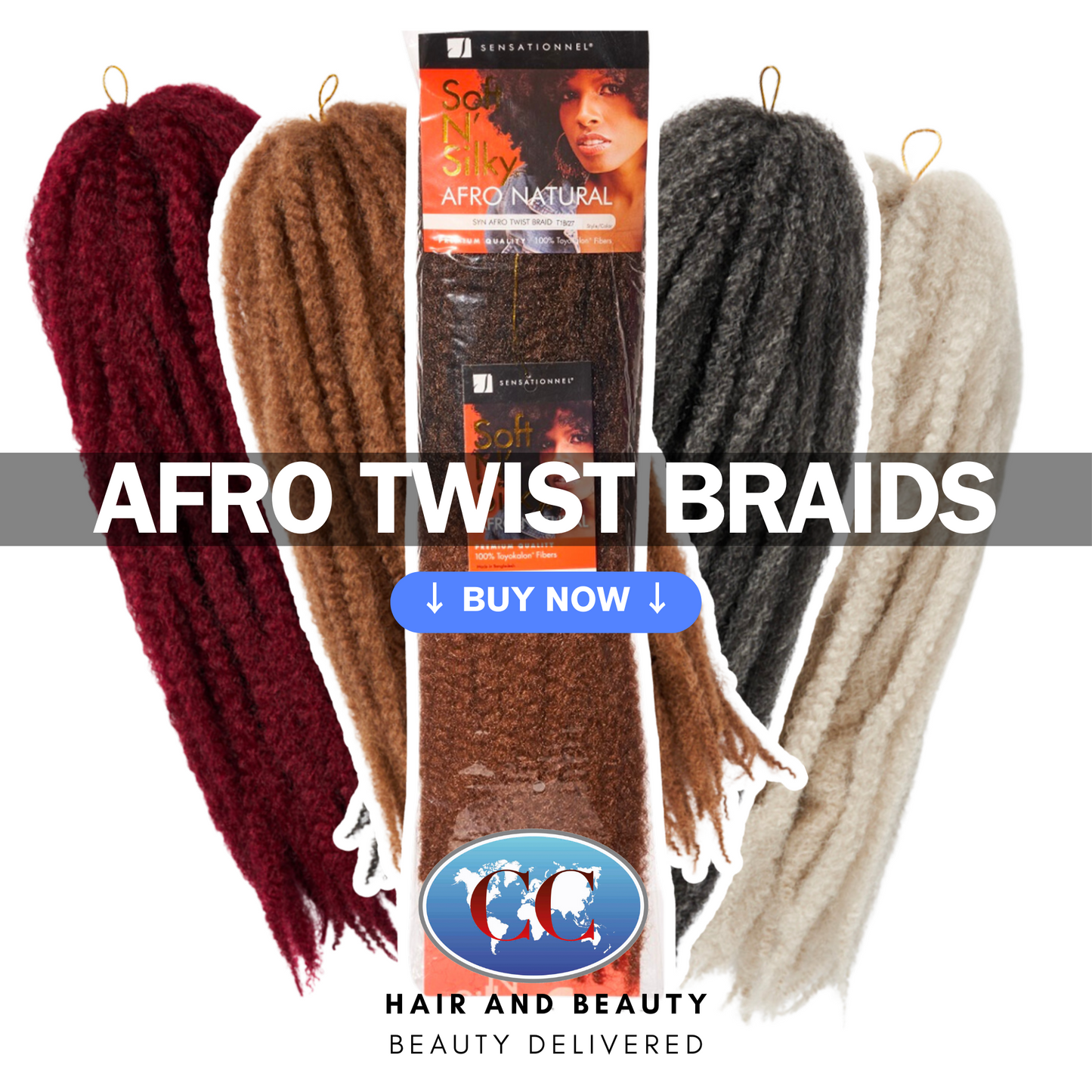 Soft N Silky Afro Natural Twist Braid | CC Hair & Beauty UK