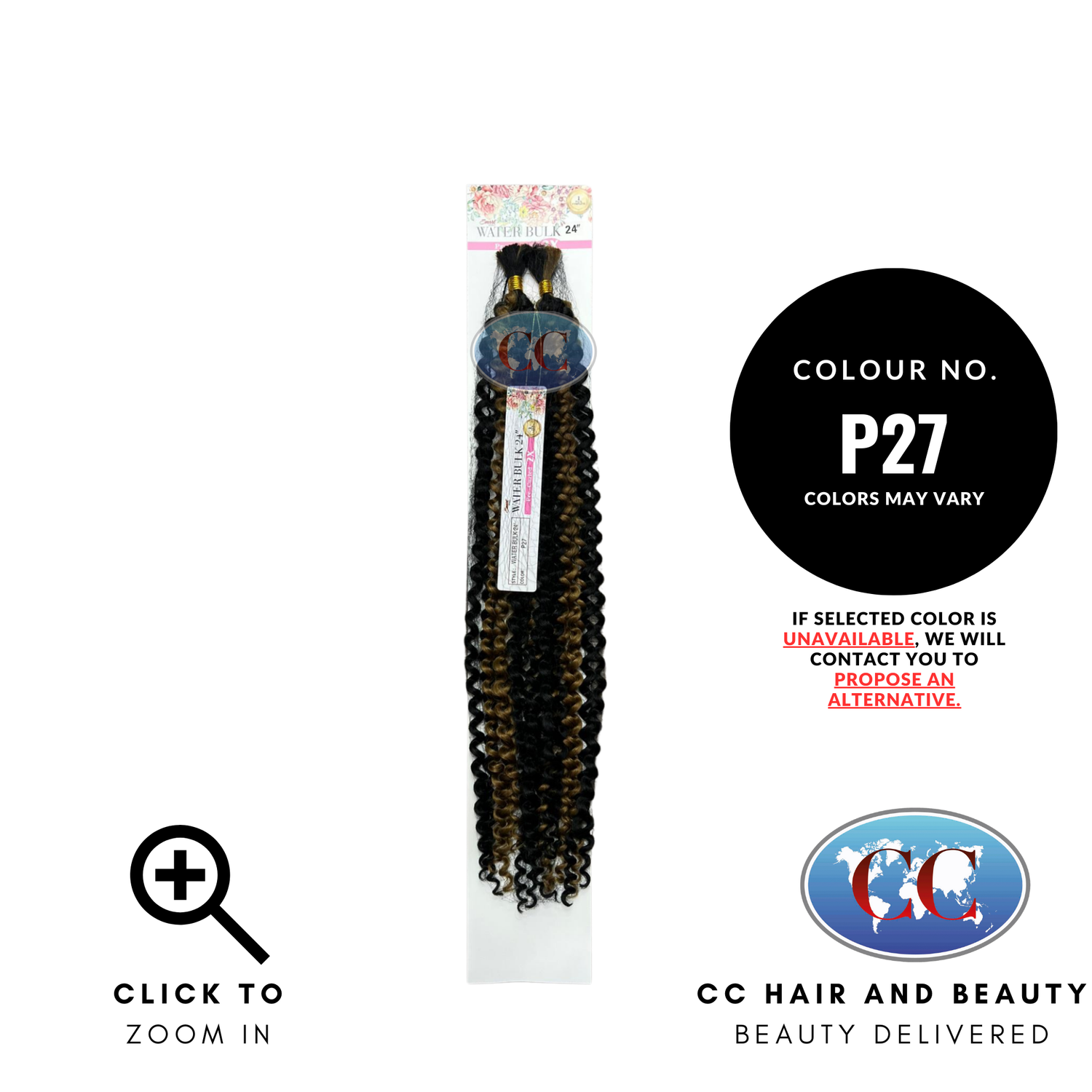 Smart Braid Pre-Curled - Water Bulk 24" | CC Hair & Beauty UK