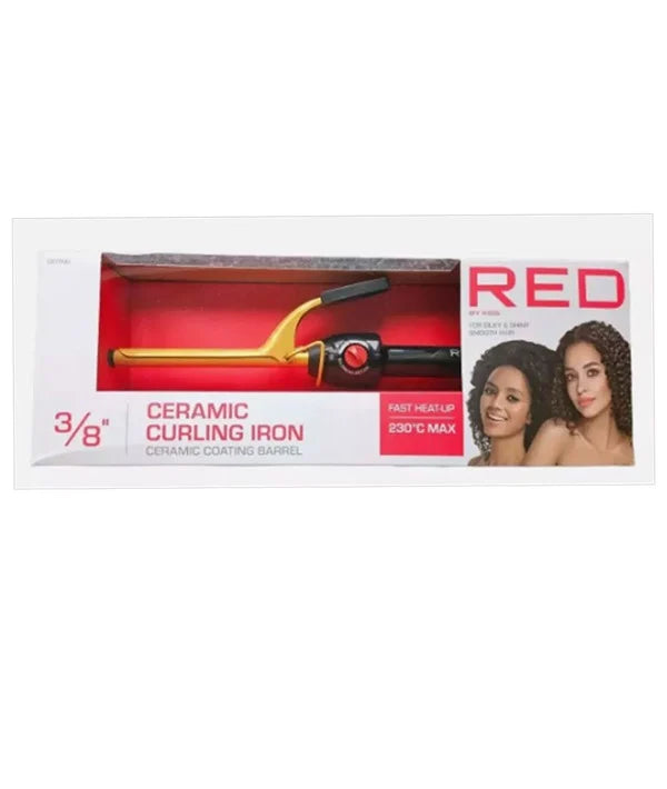 Red By Kiss 3/8 Ceramic Curling Iron C101NG - product detail | CC Hair & Beauty