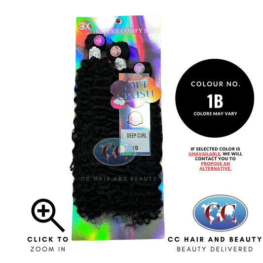 Remy Chaser Soft Crush Deep Curl 3X 14" 16" 18"-Colour 1B