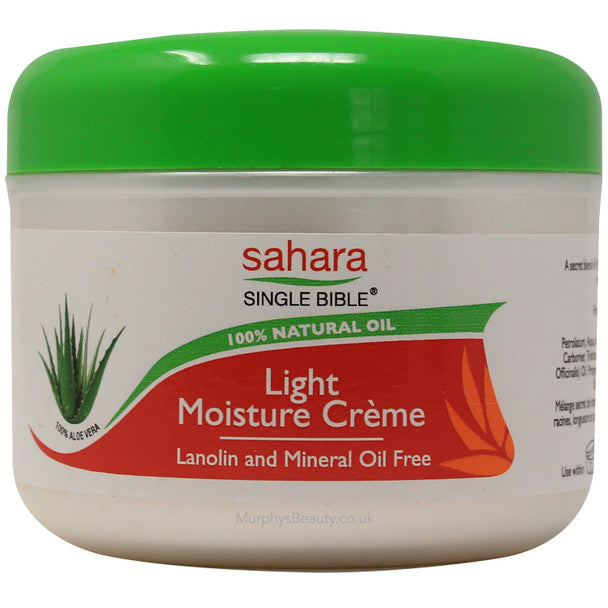 Sahara Single Bible Light Moisture Cream - 200Ml | Shop at CC Hair & Beauty UK