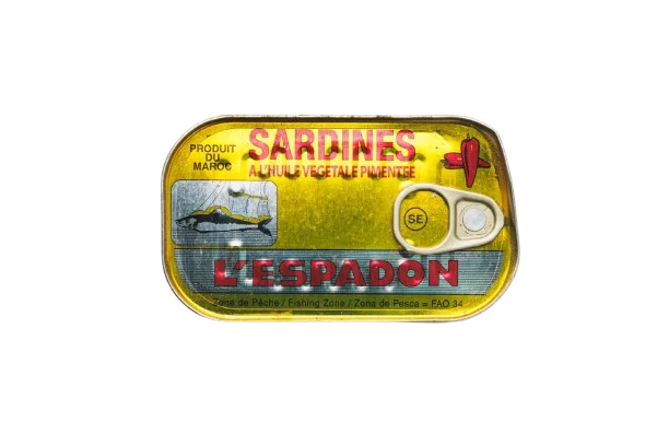 Lespadon Sardines Veg Oil 125g