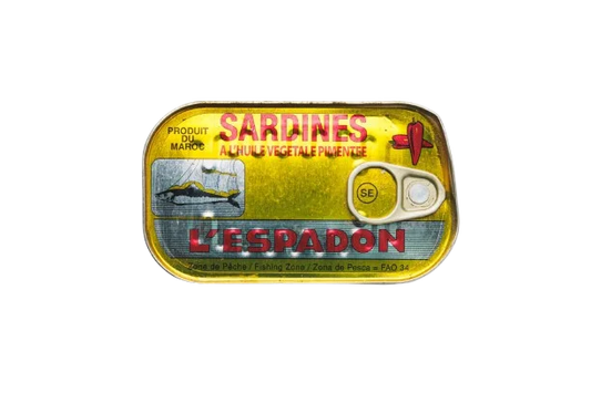 Lespadon Sardines Veg Oil 125g