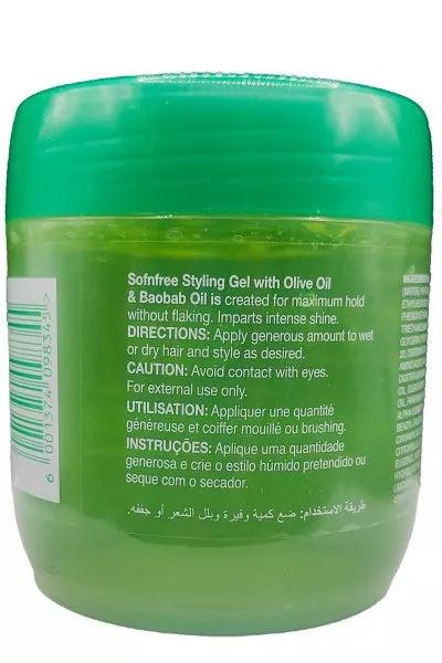 Snf: Olive & Baobab Styling Gel 500ml - view 2