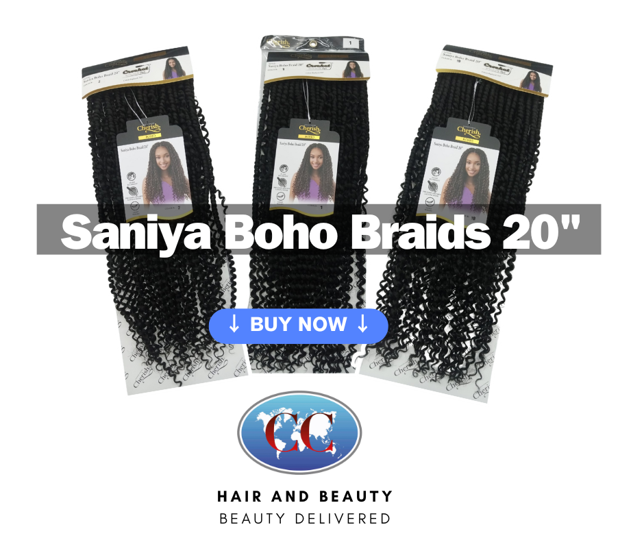 Cherish Synthetic Hair Boho Saniya Boho  Braid 20" - available online | CC Hair & Beauty UK