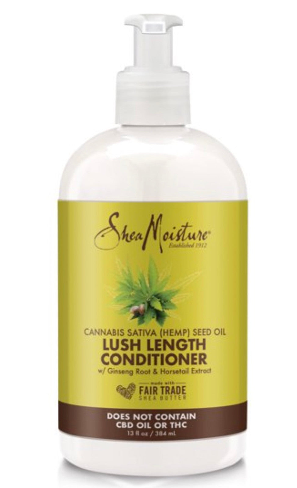 Shea Moisture Cannabis Sativa Seed Oil Lush Length Conditioner 384ml - product detail | CC Hair & Beauty
