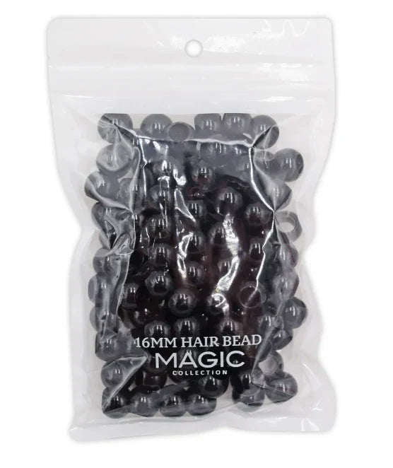 Magic Collection- 16mm ROUND HAIR BEADS - view 3