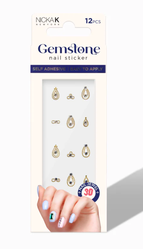 Nicka K Gemstone Nail Stickers - view 3