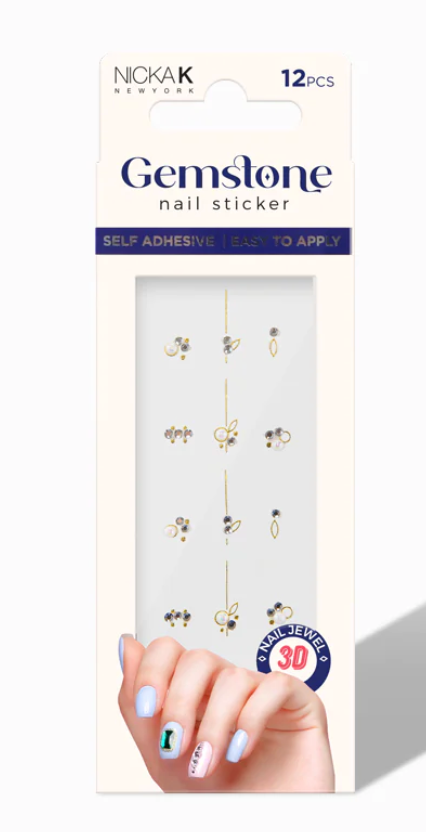 Nicka K Gemstone Nail Stickers