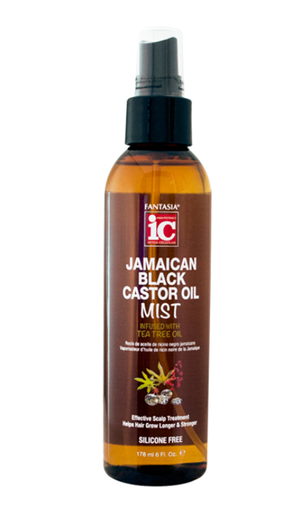 Fantasia Ic Jamaican Black Castor Oil Mist Infused With Tea Tree Oil - 6 Oz | Shop at CC Hair & Beauty UK