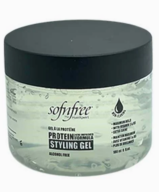 Sof N Free Protein Styling Gel Clear- 6oz