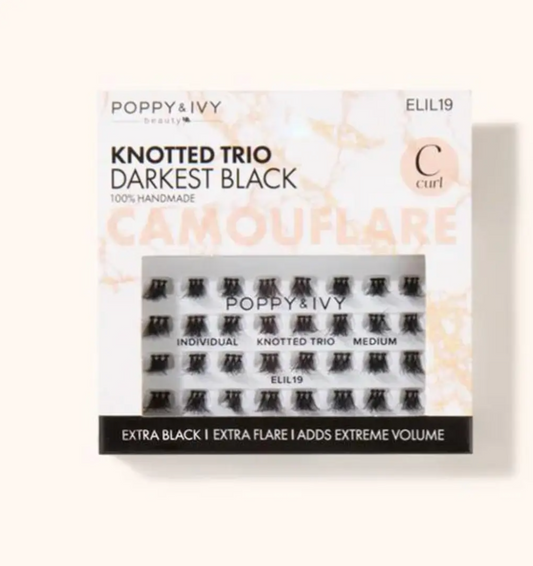 Poppy & Ivy Camouflare Individual Knotted Trio Lash - view 2