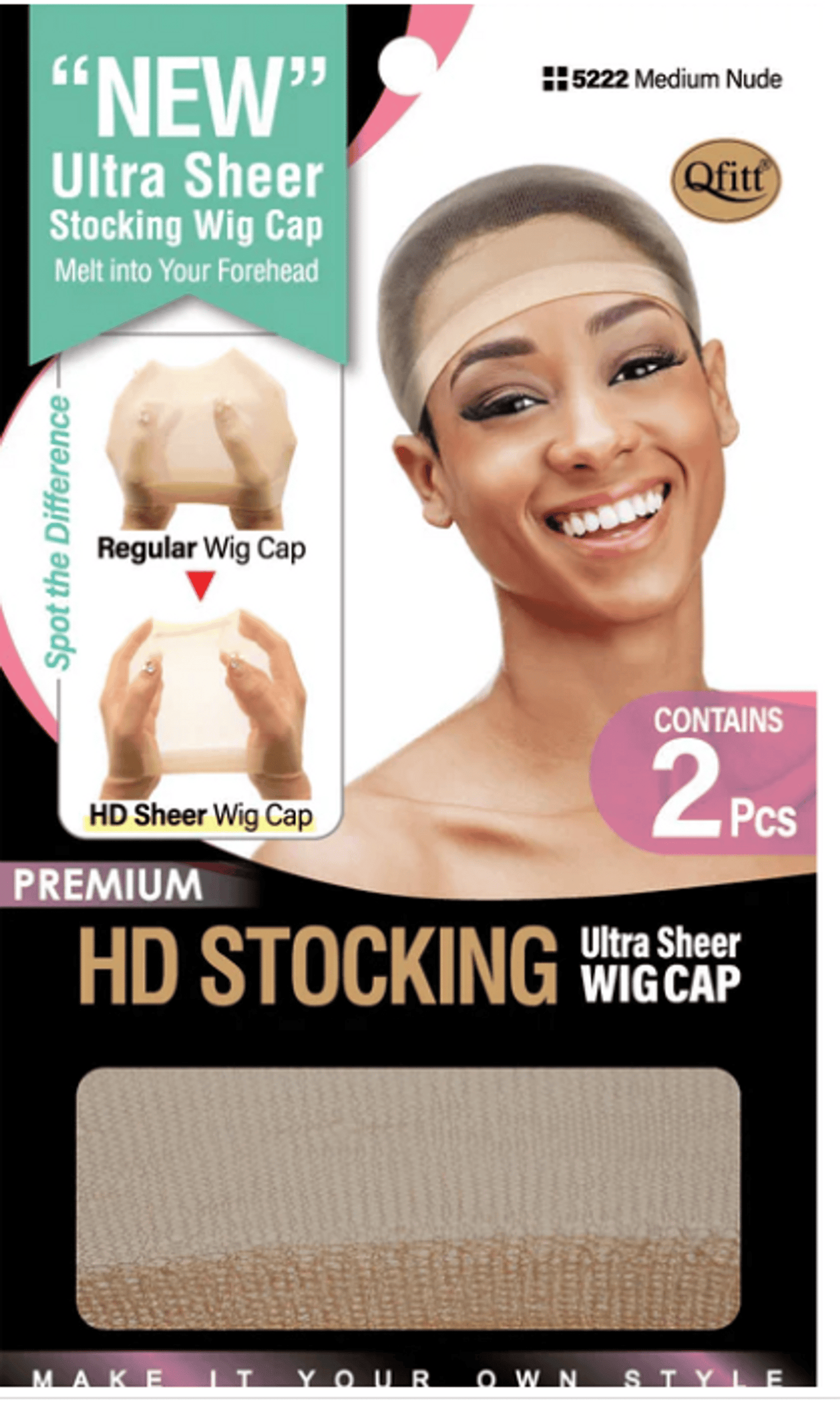 Qfitt HD Stocking Cap - available online | CC Hair & Beauty UK