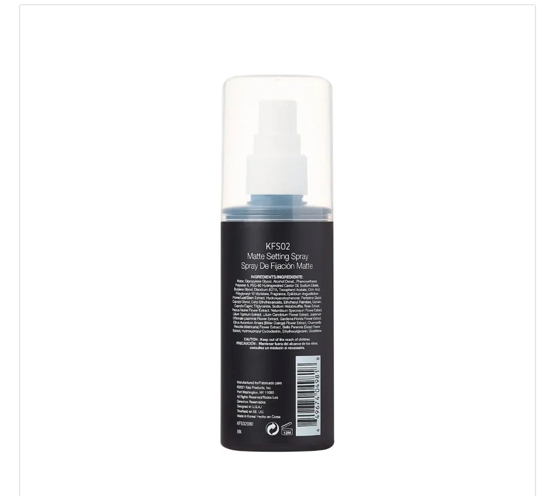 Kiss Setting Spray Matte Finish 3.38 oz - available online | CC Hair & Beauty UK