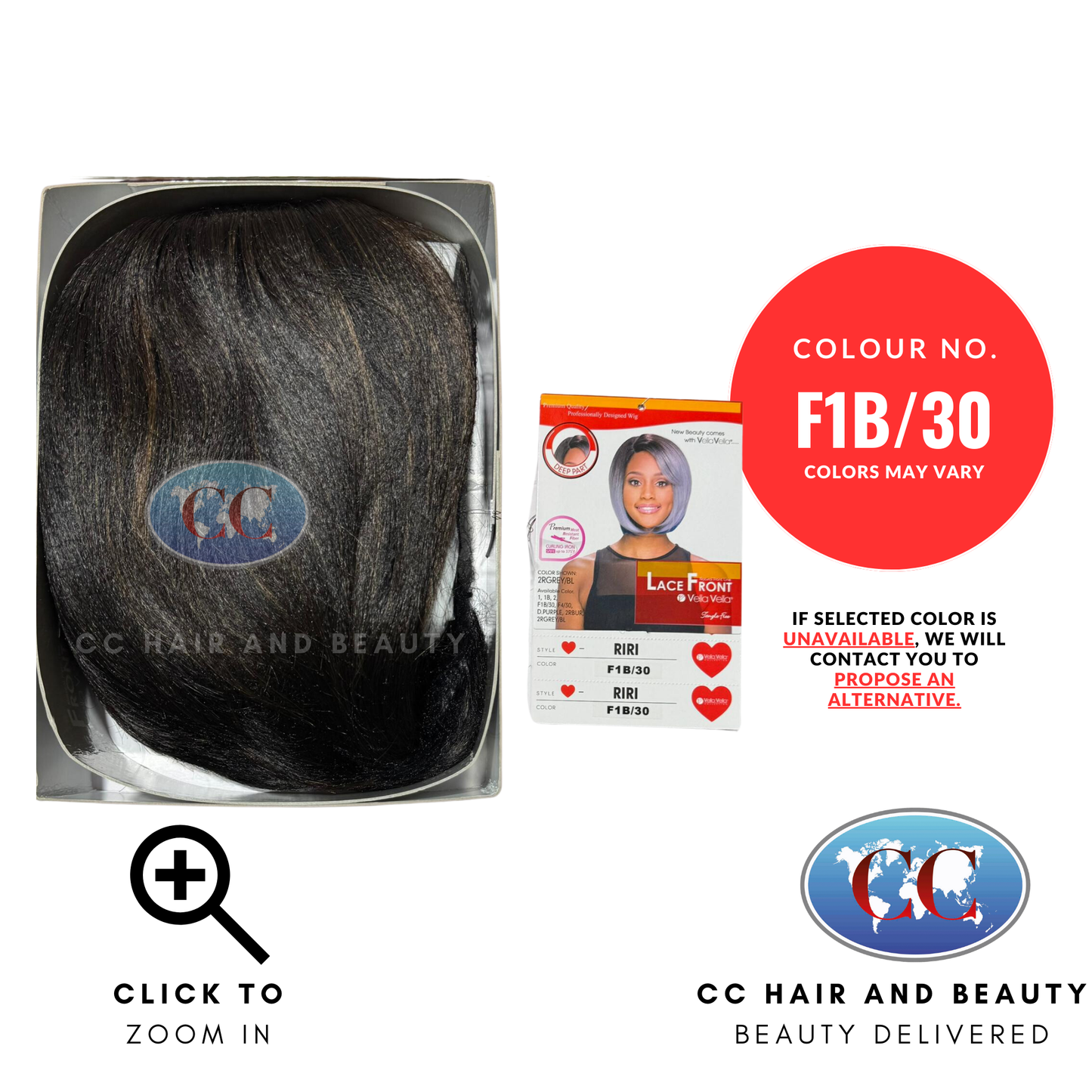 Sensual Vella Vella Lace Front Wig - Riri-Colour F1B/30