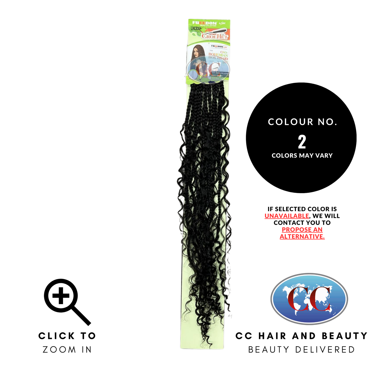 Sleek Freedom Collection Cro Bohemian Box Braids 26"-Colour 2
