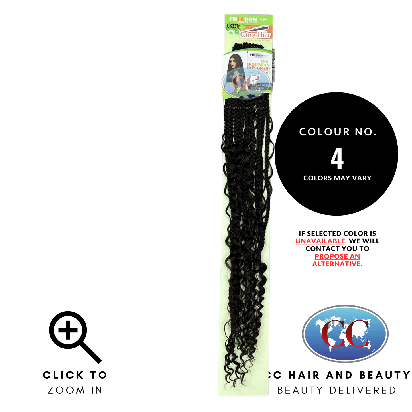 Sleek Freedom Collection Cro Bohemian Box Braids 26"-Colour 4