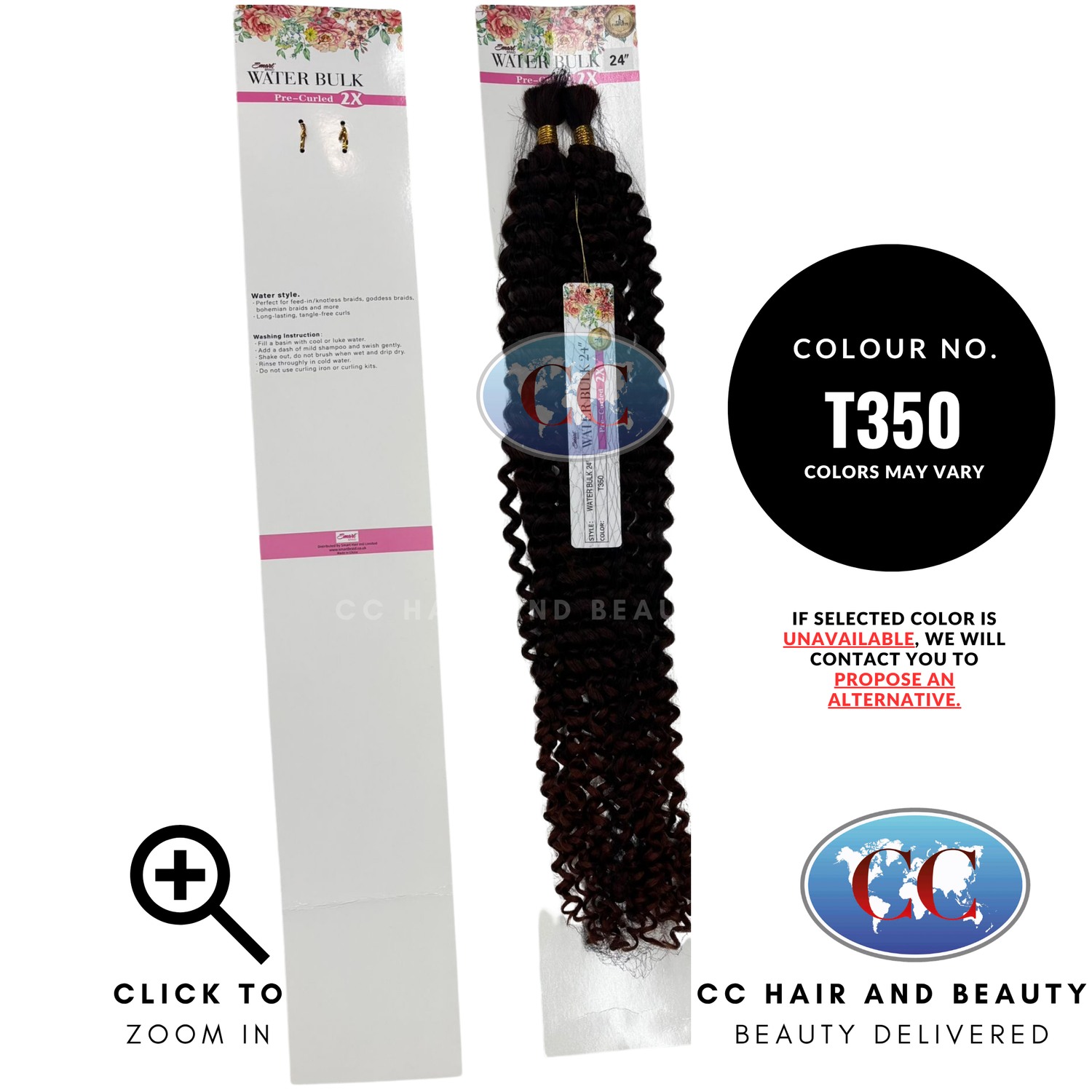 Smart Braid Pre-Curled - Deep Bulk  24" -T350