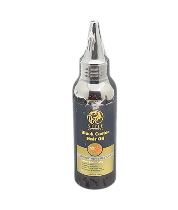 Style My Edges Style My Edges Black Castor Hair Oil 120ml | CC Hair & Beauty Leeds
