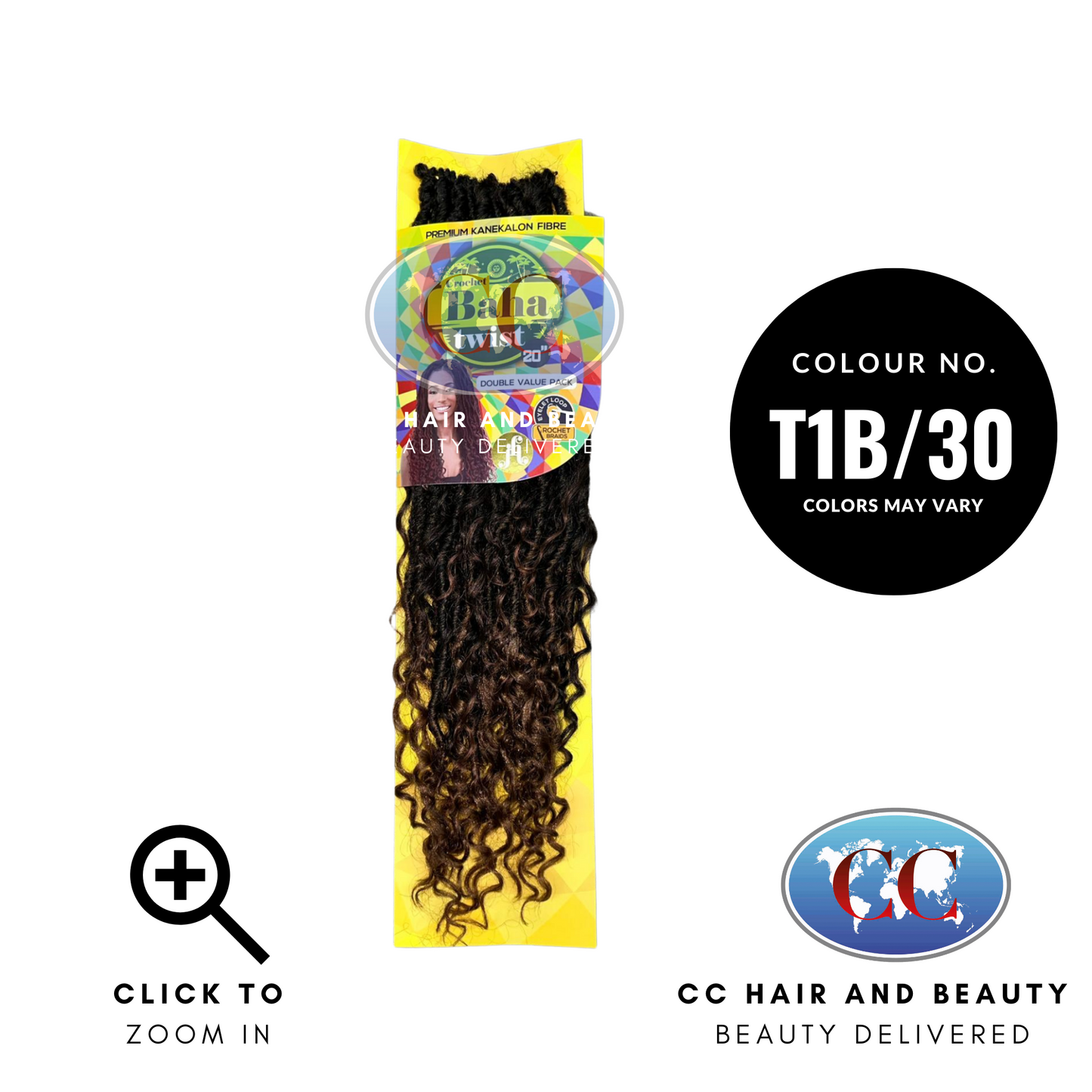 Jazzy Hair Crochet Baha Twist in 20"